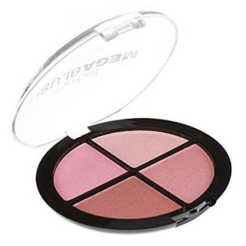 Technic Mega Blush Blusher Make Up Palette Compact Quad Natural Pink Shimmer