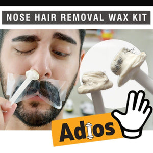 Nose Wax Kit Mens Nasal Hair Removal Natural Beeswax Painless Safe By Groomarang