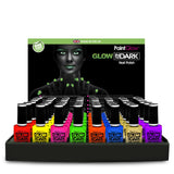 Paint Glow GLOW IN THE DARK Nail Varnish Bright Fluorescent Neon Nail Polish UK