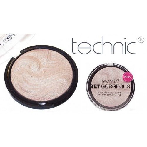 Technic Get Gorgeous Highlighting Powder Face Highlighter Contour Contouring 12g