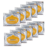 Gold Lip Masks Crystal Collagen Lip Plumping Anti Ageing Moisturising Masks