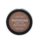 Technic Superfine Matte Powder Bronzer Compact Medium Light Dark 12g 26801