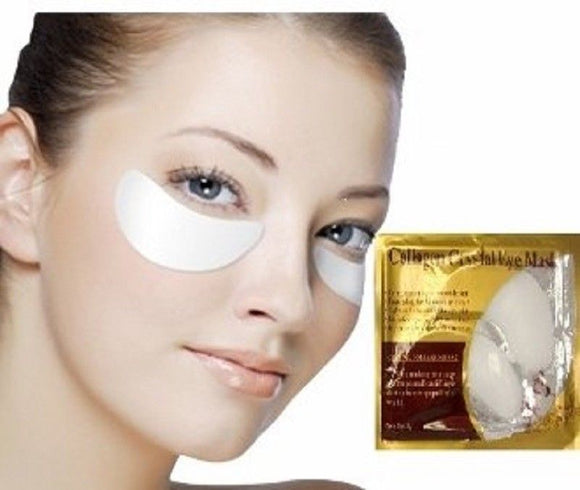 White Collagen Nourishing Face Mask Wrinkle Tired Crow Feet Puffy Eye Treatment