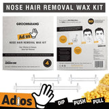 Pro Hair Removal Nose Wax Kit for Men & Women Quick & Painless Nasal Hair Wax