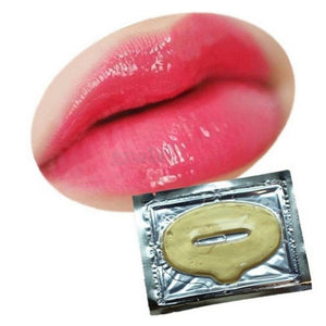 LIP MASKS GOLD CRYSTAL COLLAGEN PATCH ANTI AGEING WRINKLE MOISTURISING LIPS MASK