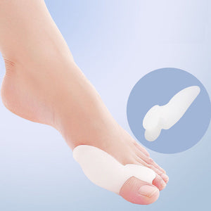 2 Silicone Gel Bunion Protector Toe Straightener Separator Pad Foot Correctors