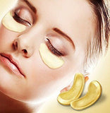 10xPAIRS PREMIUM Crystal Collagen Gold Powder Eye Masks Face Anti Ageing Wrinkle