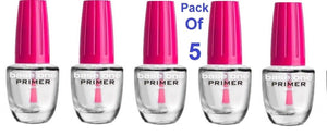 5 x Silcare Base One Primer 9ml UV LED Gel Nails Acrylic Increase Adhesion